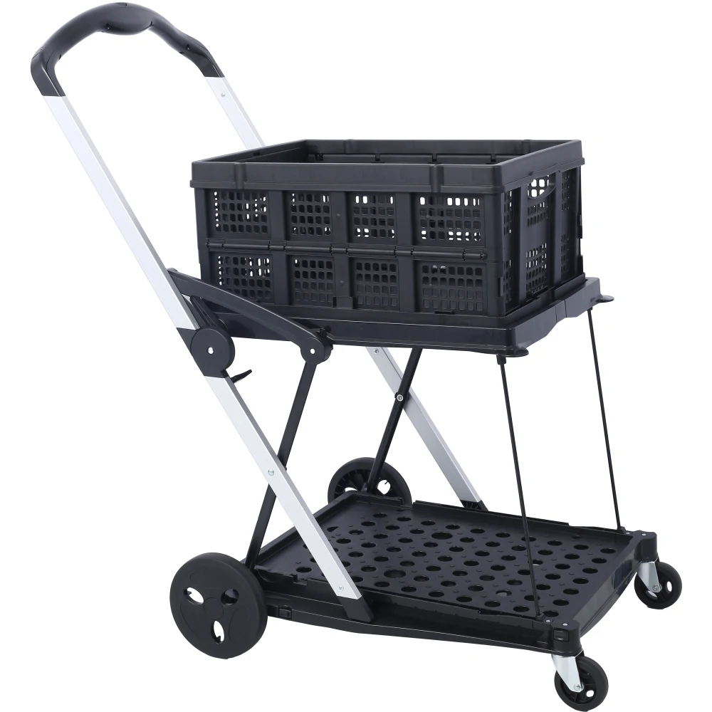 Collapsible Utility Cart Multi Use Functional Collapsible Shopping Carts 2-Tier Collapsible Shopping Cart With Baskets Carrito
Collapsible Utility Cart Multi Use Functional Collapsible Shopping Carts 2-Tier Collapsible Shopping Cart With Baskets Carrito