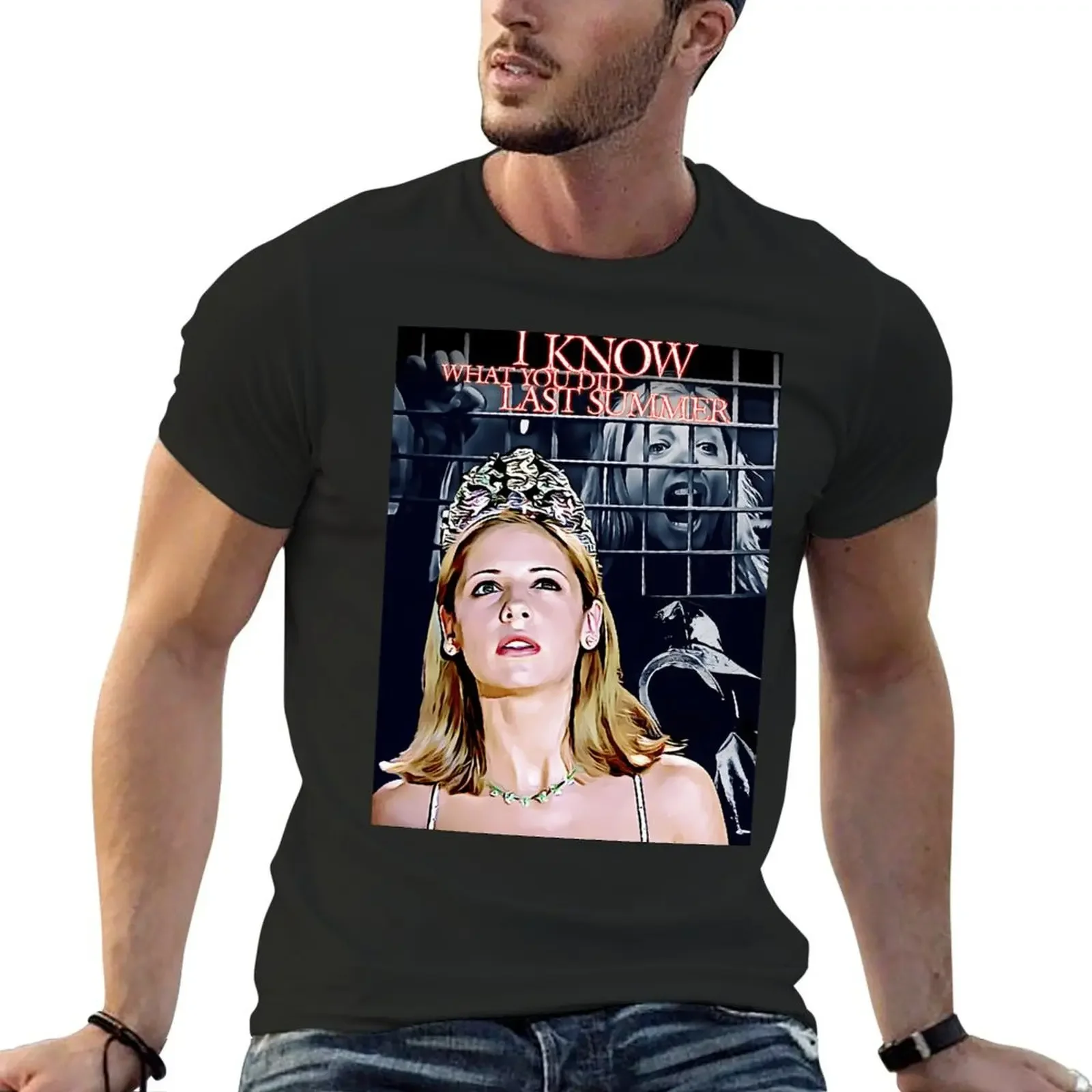 I Know What You Did Last Summer - Helen T-shirt heavyweights new edition for a boy Short sleeve tee t shirts for men cotton
I Know What You Did Last Summer - Helen T-shirt heavyweights new edition for a boy Short sleeve tee t shirts for men cotton
