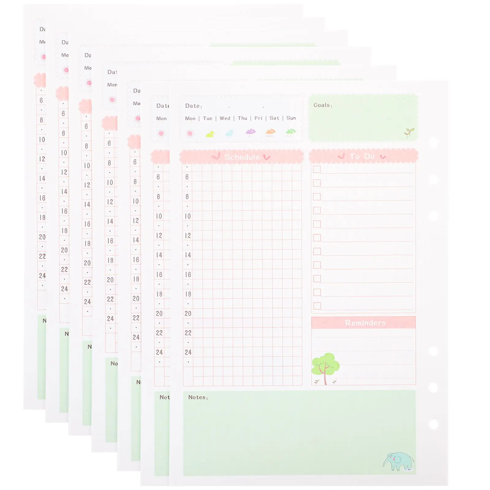 2 Pcs A5 Paper Refills Loose Leaf 45 Sheets Colorful Smooth Notebook Planner Filler 6 Hole Daily Travel Office
2 Pcs A5 Paper Refills Loose Leaf 45 Sheets Colorful Smooth Notebook Planner Filler 6 Hole Daily Travel Office