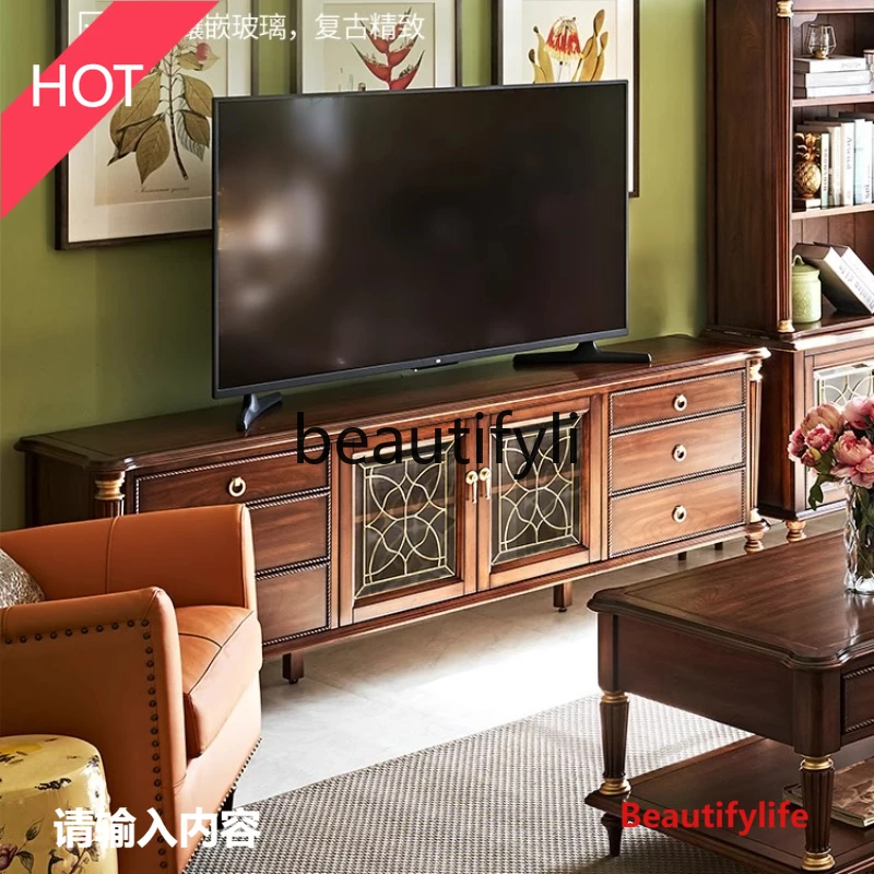 Asmt51 ss Classic American Style TV Cabinet Solid Wood Modern Light Luxury Living Room French Retro Coffee Table TV Stand
Asmt51 ss Classic American Style TV Cabinet Solid Wood Modern Light Luxury Living Room French Retro Coffee Table TV Stand