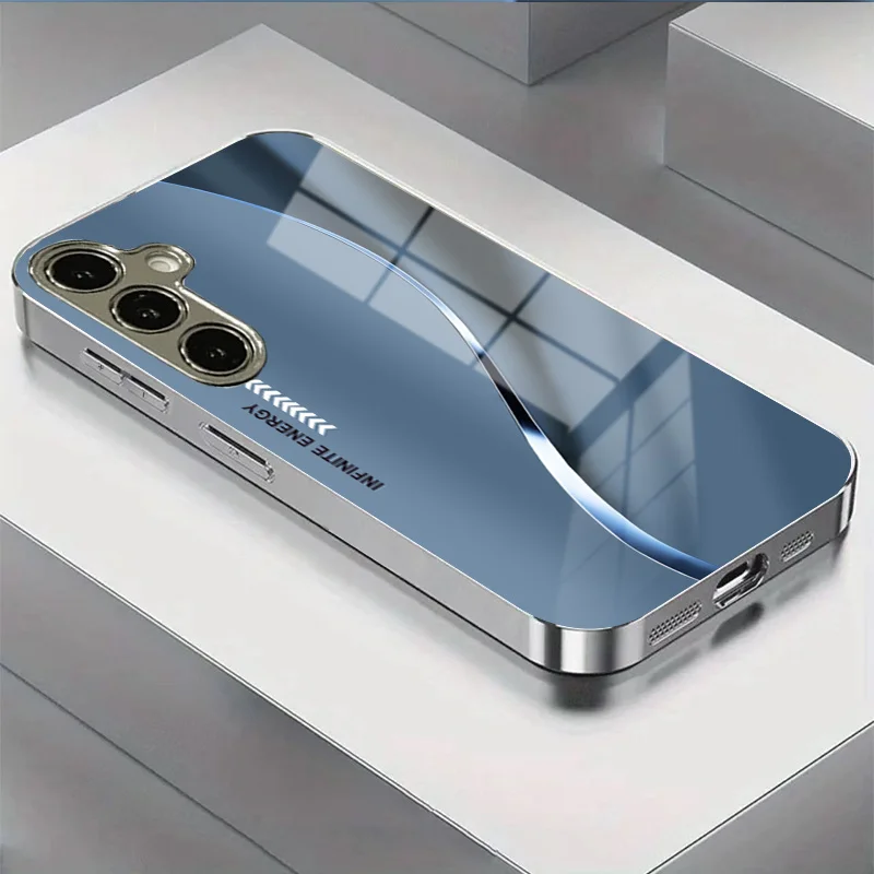 Business minimalist design pattern electroplated phone case, suitable for Samsung S26/S25, S24/S23/S22/S21/S20, etc. models
Business minimalist design pattern electroplated phone case, suitable for Samsung S26/S25, S24/S23/S22/S21/S20, etc. models