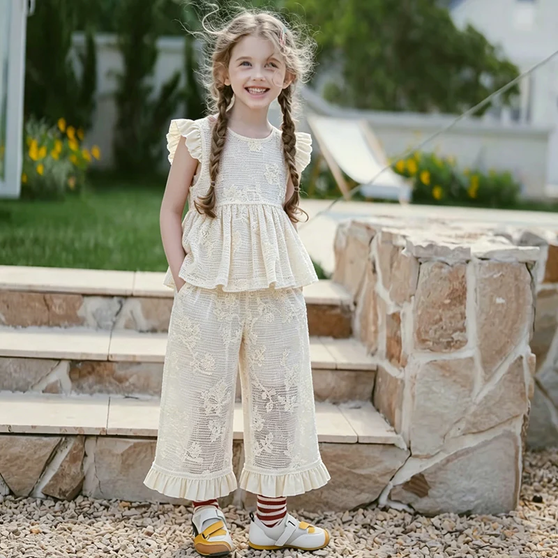 2026 New Summer Kids Clothing 1-5Yrs Children Clothes Set Baby Girl Clothes Suit Flying Sleeve Embroidery Vest+Pants
2026 New Summer Kids Clothing 1-5Yrs Children Clothes Set Baby Girl Clothes Suit Flying Sleeve Embroidery Vest+Pants