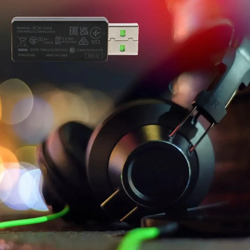Беспроводной приемник USB-ресивер для гарнитуры razer Kraken V3 Pro HyperSense
Беспроводной приемник USB-ресивер для гарнитуры razer Kraken V3 Pro HyperSense