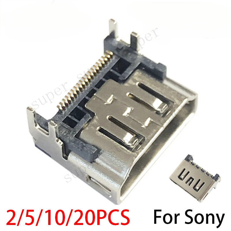 S++ 2 5 10 20 PCS HDMI Socket For Sony PlayStation 5 PS5 Port Connector Socket
S++ 2 5 10 20 PCS HDMI Socket For Sony PlayStation 5 PS5 Port Connector Socket