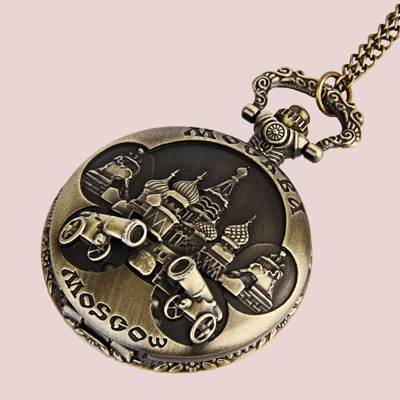 8188Trend Vintage Pocket Watch with Necklace Islam Double Fortress Opened Quartz
8188Trend Vintage Pocket Watch with Necklace Islam Double Fortress Opened Quartz