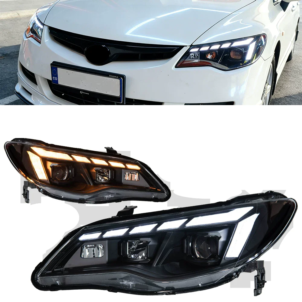 LED Headlight Assembly for Honda Civic FD2 06-12 Ciimo 12-15 modified Front lamp Daytime Running light
LED Headlight Assembly for Honda Civic FD2 06-12 Ciimo 12-15 modified Front lamp Daytime Running light