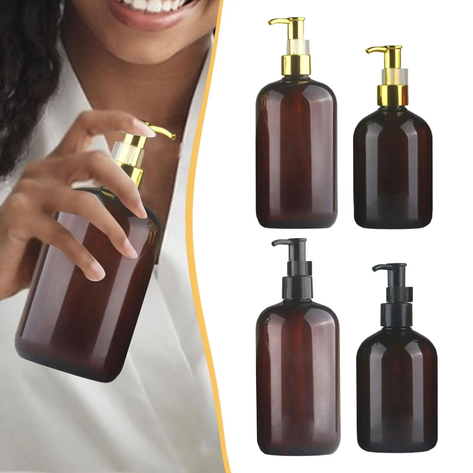 Refillable Manual Liquid Soap Dispenser PET Pump for Shower Bathroom Kitchen Countertop Lotion Shampoo Storage Accessory
Refillable Manual Liquid Soap Dispenser PET Pump for Shower Bathroom Kitchen Countertop Lotion Shampoo Storage Accessory