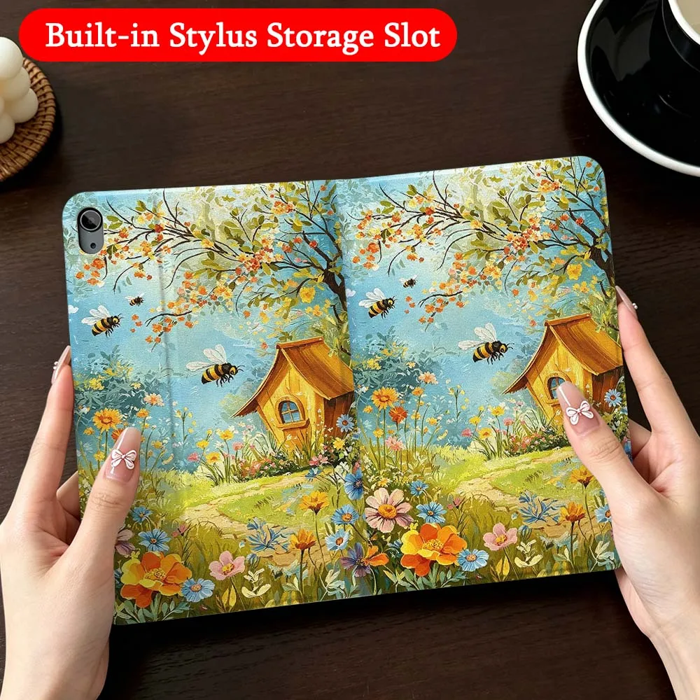 Flower Sunflower Bee Case For iPad Mini Pro Air 5 6 7 8 9 11 9.7 7.9 10.9 13 12.9 inch Folding Automatic Sleep/Make Tablet
Flower Sunflower Bee Case For iPad Mini Pro Air 5 6 7 8 9 11 9.7 7.9 10.9 13 12.9 inch Folding Automatic Sleep/Make Tablet