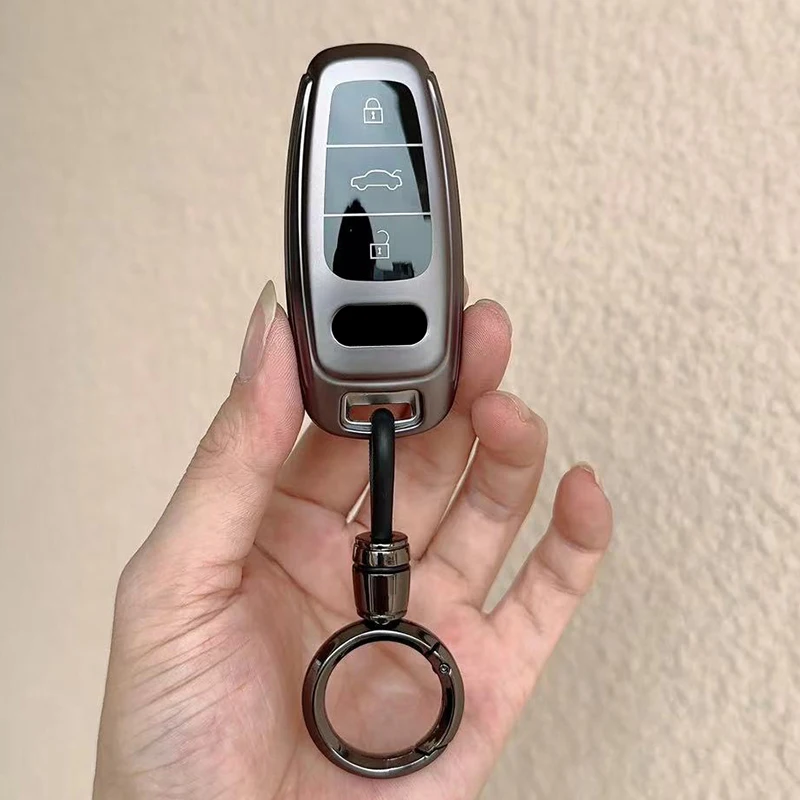Fashion TPU Car Remote Key Case Cover Shell Fob For Audi A3 A4 B9 A6 A7 4K A8 C8 E-tron Q5 Q8 D5 SQ8 Protector Keychain
Fashion TPU Car Remote Key Case Cover Shell Fob For Audi A3 A4 B9 A6 A7 4K A8 C8 E-tron Q5 Q8 D5 SQ8 Protector Keychain