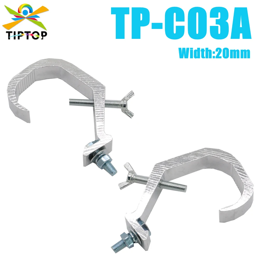 TIPTOP TP-03A 20mm Wide Stage Light Clamp Stage Light Hook Clamp Hook Pipe 32-60mm Bearing Weight 30KG x 10PCS
TIPTOP TP-03A 20mm Wide Stage Light Clamp Stage Light Hook Clamp Hook Pipe 32-60mm Bearing Weight 30KG x 10PCS