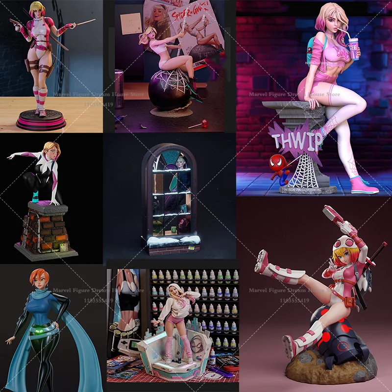 1/24 1/18 Scale DIY Self-assembled GK 3D Resin Un-panited Doll White Model Highly Capable Independent Female Spider Gwen Stacy
1/24 1/18 Scale DIY Self-assembled GK 3D Resin Un-panited Doll White Model Highly Capable Independent Female Spider Gwen Stacy
