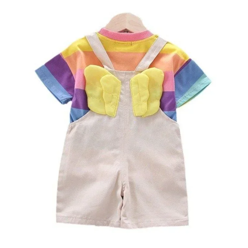 New Summer Baby Clothes Suit Children Girl Striped T-Shirt Shorts 2Pcs/Set Toddler Casual Costume Infant Outfits Kids Sportswear
New Summer Baby Clothes Suit Children Girl Striped T-Shirt Shorts 2Pcs/Set Toddler Casual Costume Infant Outfits Kids Sportswear