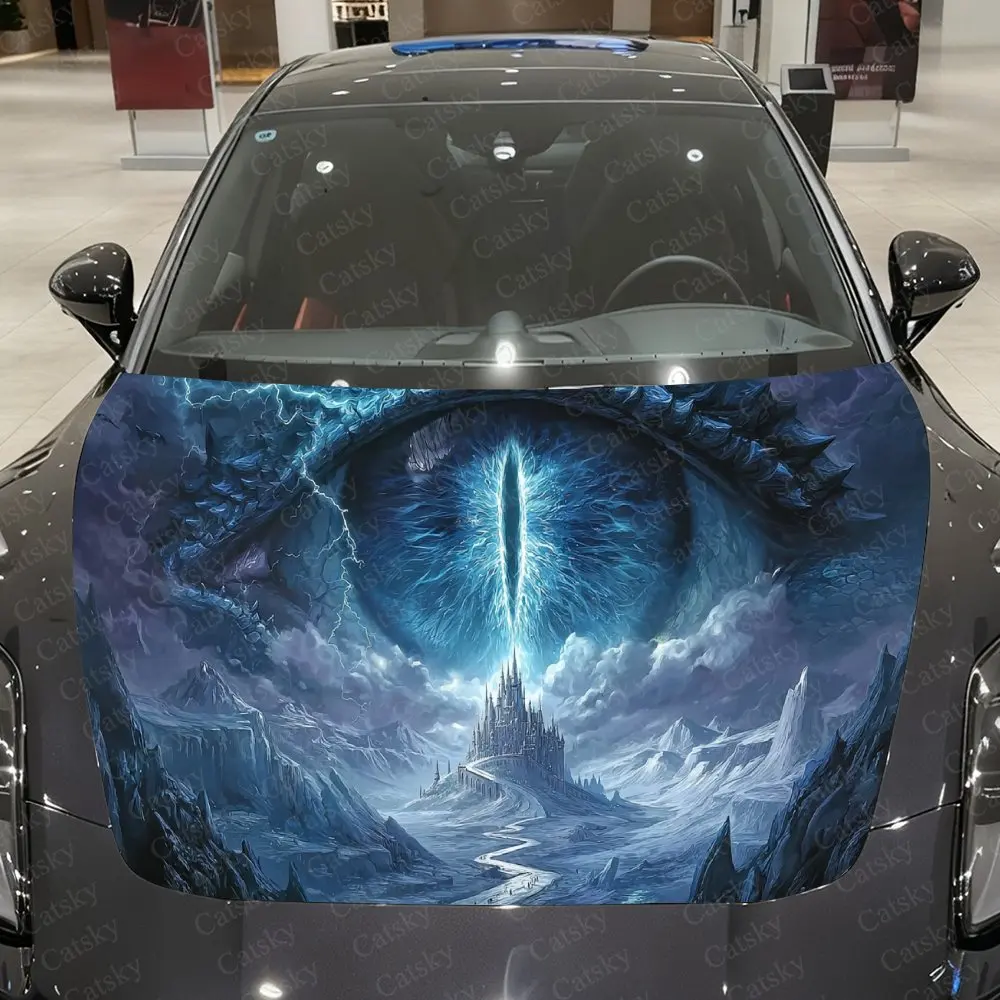 Frigid Eye & Frozen Castle Car Vinyl Wrap, PVC Waterproof Car Hood Sticker, Self-Adhesive Scratch-Resistant Stickers
Frigid Eye & Frozen Castle Car Vinyl Wrap, PVC Waterproof Car Hood Sticker, Self-Adhesive Scratch-Resistant Stickers