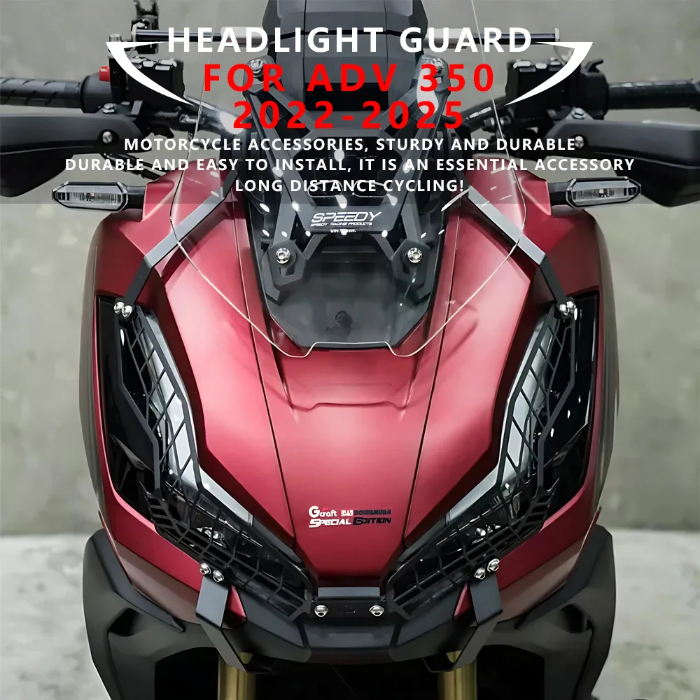 MTKRACING Headlight Guard For HONDA ADV 350 2022-2025 Motorcycle Accessories Headlight Headlamp Protector Cover Grill New
MTKRACING Headlight Guard For HONDA ADV 350 2022-2025 Motorcycle Accessories Headlight Headlamp Protector Cover Grill New