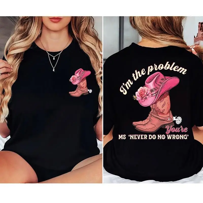 Pink Cowboy Boots T-shirt for Women, Sarcastic Western Graphic Tee, Country Music Nashville Streetwear Top
Pink Cowboy Boots T-shirt for Women, Sarcastic Western Graphic Tee, Country Music Nashville Streetwear Top