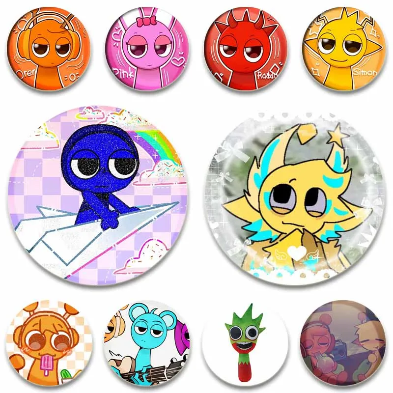 Game Peripheral Sprunki Plush Coin Badges Funny Cartoon Figure Brooch Cute Round Enamel Pin Backpack Jewelry Accessories Gift
Game Peripheral Sprunki Plush Coin Badges Funny Cartoon Figure Brooch Cute Round Enamel Pin Backpack Jewelry Accessories Gift