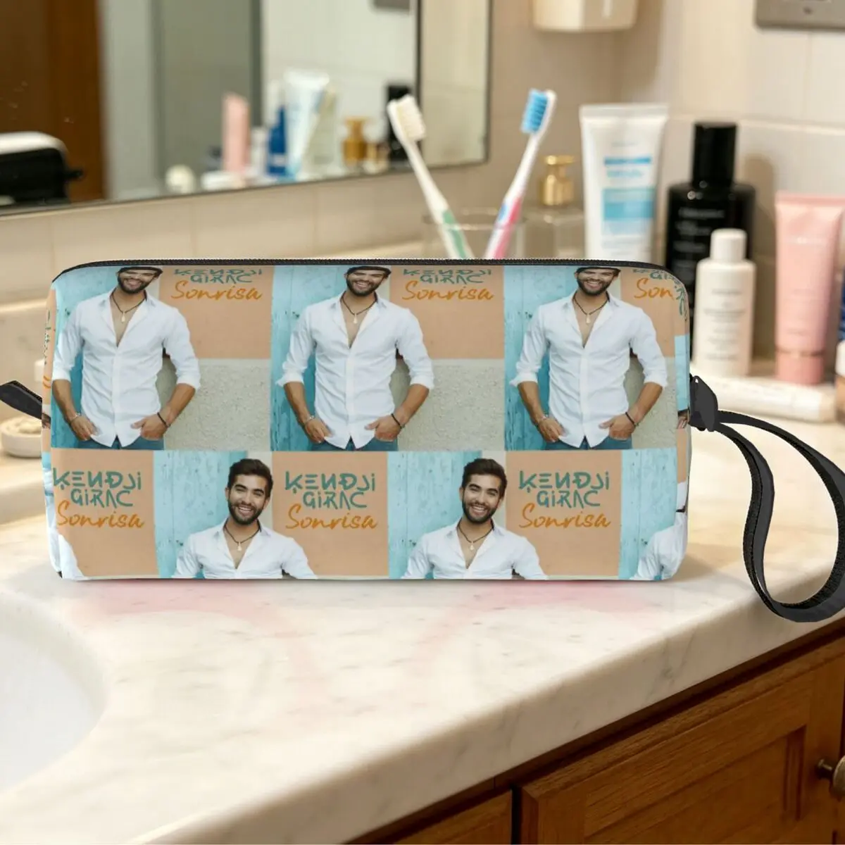 Kendji Girac Gitano Makeup Bag Cosmetic Organizer Storage Dopp Kit for Women Beauty Travel Pencil Case
Kendji Girac Gitano Makeup Bag Cosmetic Organizer Storage Dopp Kit for Women Beauty Travel Pencil Case