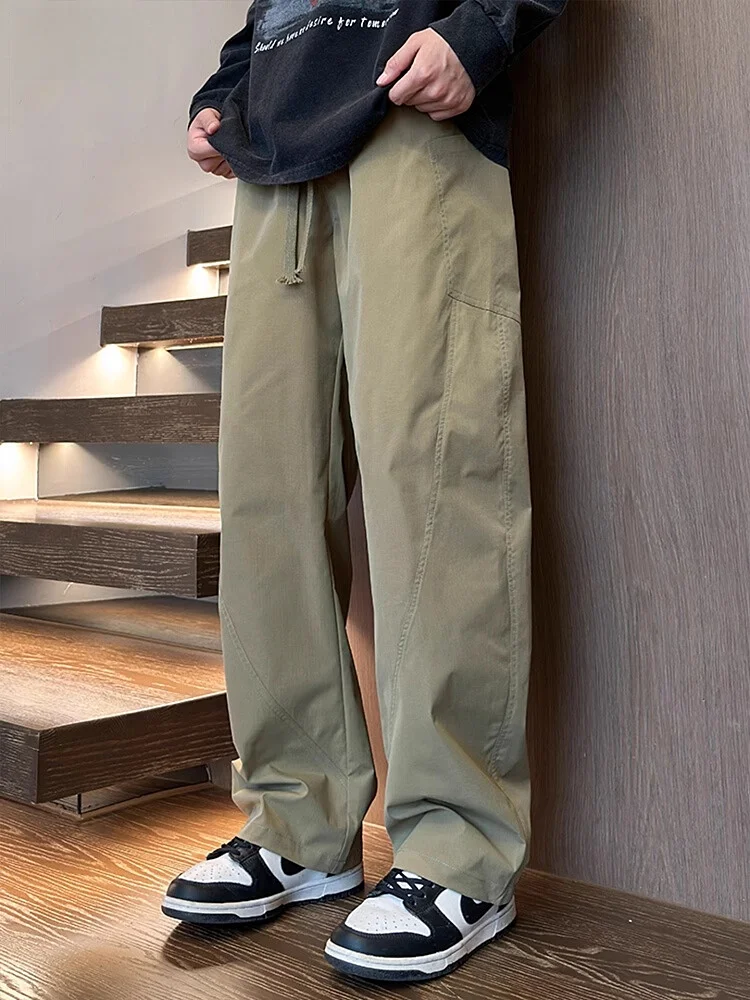 Мужские широкие брюки American Sle, весна-осень, бренд Faion, свободные, прямые, повседневные брюки с драпировкой
Мужские широкие брюки American Sle, весна-осень, бренд Faion, свободные, прямые, повседневные брюки с драпировкой