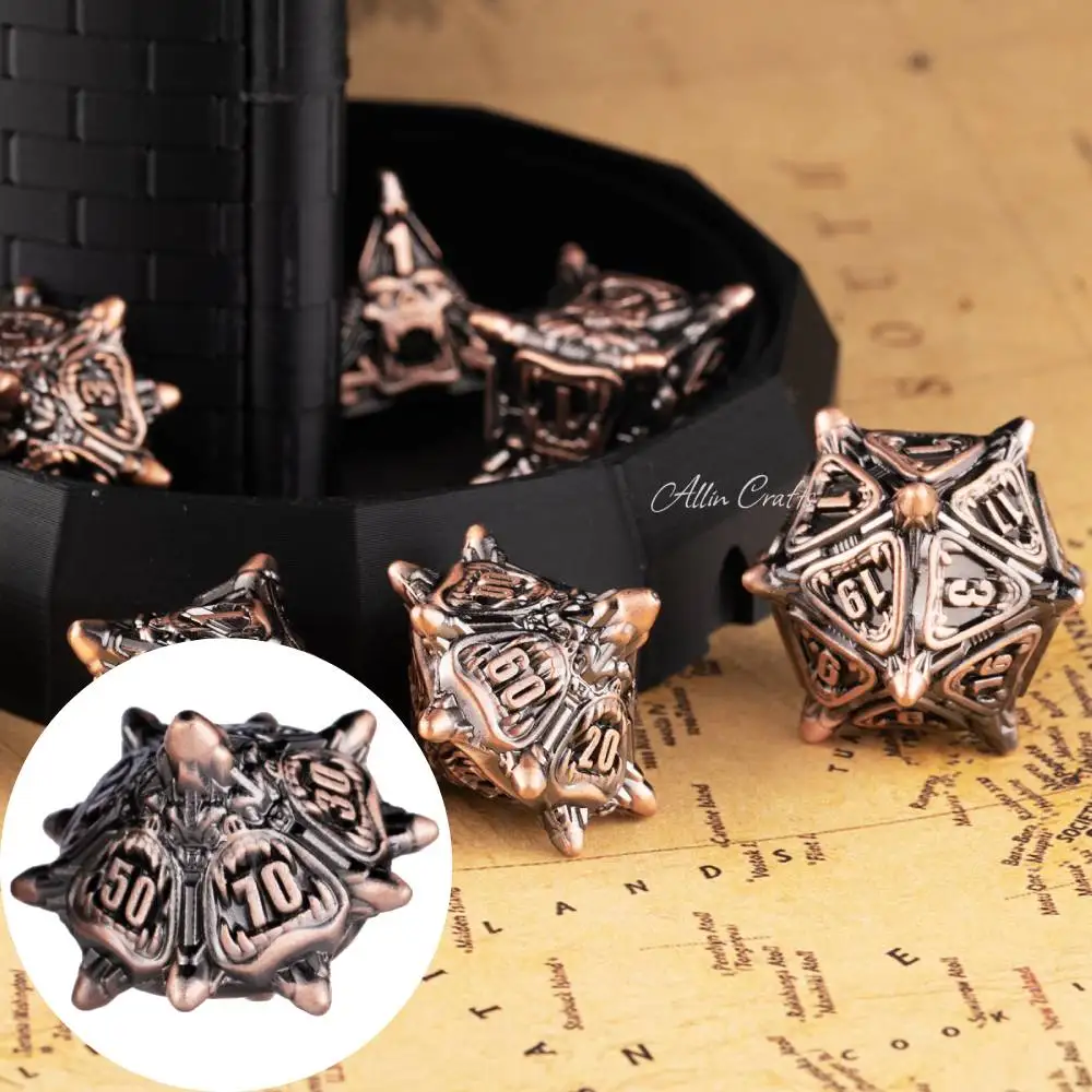 Набор металлических кубиков Tiger DND Dices for Dungeons and Dragons D&D RPG Настольные игры Ролевые игры Многогранные кости с острыми краями
Набор металлических кубиков Tiger DND Dices for Dungeons and Dragons D&D RPG Настольные игры Ролевые игры Многогранные кости с острыми краями