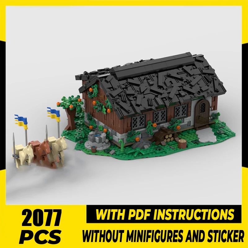 Medieval Castle Moc Building Blocks Modular Falcon's Claw Tavern and Inn Bricks Model DIY Assembly Construction Toy Holiday Gift
Medieval Castle Moc Building Blocks Modular Falcon's Claw Tavern and Inn Bricks Model DIY Assembly Construction Toy Holiday Gift
