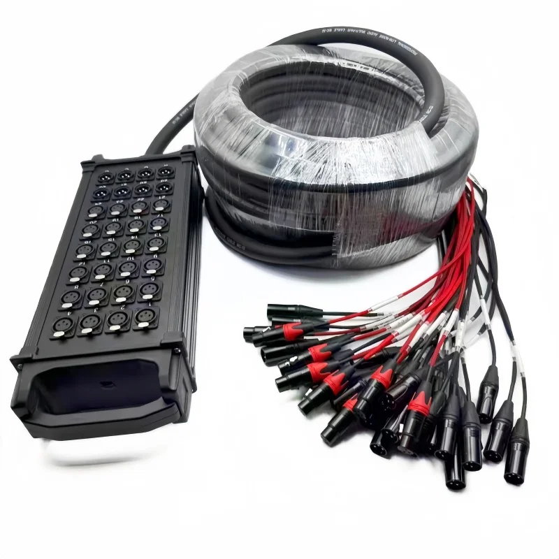 Professional 32-Channel Stage Box with XLR Connector PVC Jacket 20/30/50 Meter in Stock for Speaker Application
Professional 32-Channel Stage Box with XLR Connector PVC Jacket 20/30/50 Meter in Stock for Speaker Application