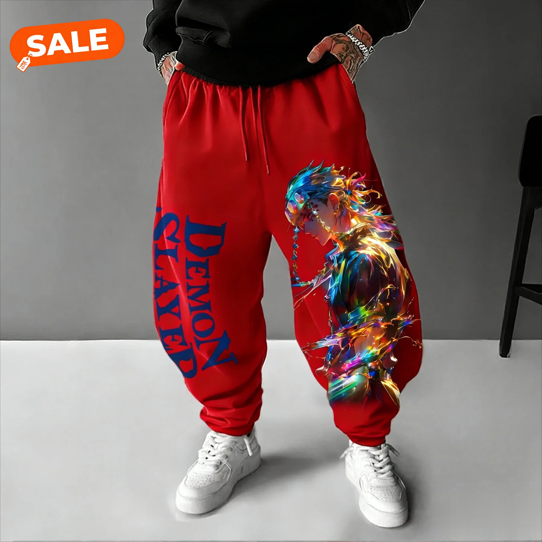 Demon Slayer Uzui Tengen Anime Printed Men's and Women's Sweatpants Summer Fitness Sports Jogging Pants Trend Hip Hop Clothing
Demon Slayer Uzui Tengen Anime Printed Men's and Women's Sweatpants Summer Fitness Sports Jogging Pants Trend Hip Hop Clothing