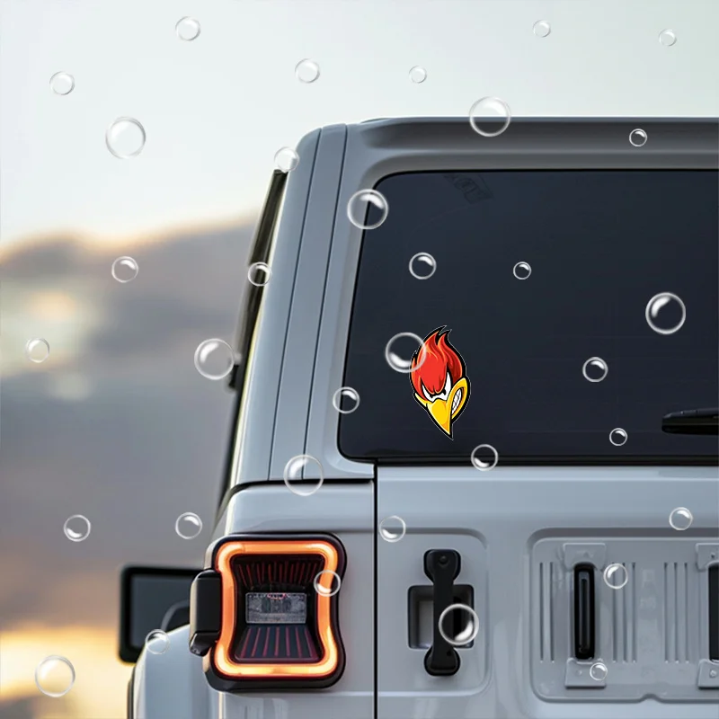 1Pc Cartoon Woodpecker Red Yellow Matte Vinyl Sticker, Pecking Hole Design for Laptop Fridge Luggage Car Decor
1Pc Cartoon Woodpecker Red Yellow Matte Vinyl Sticker, Pecking Hole Design for Laptop Fridge Luggage Car Decor