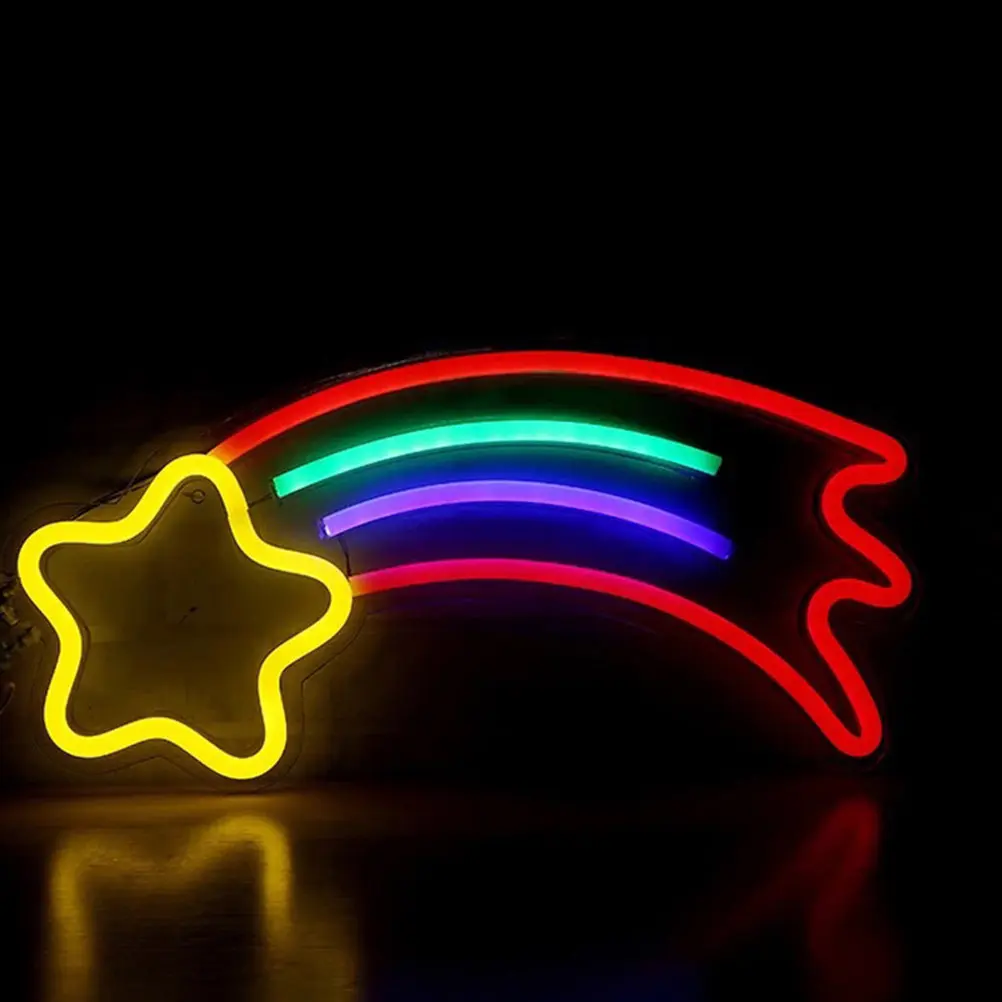 1Pcs Meteor Rainbow LED Light for Party Atmosphere Decoration Bedroom Desktop Night Lamp Waterproof Bright Hanging USB
1Pcs Meteor Rainbow LED Light for Party Atmosphere Decoration Bedroom Desktop Night Lamp Waterproof Bright Hanging USB