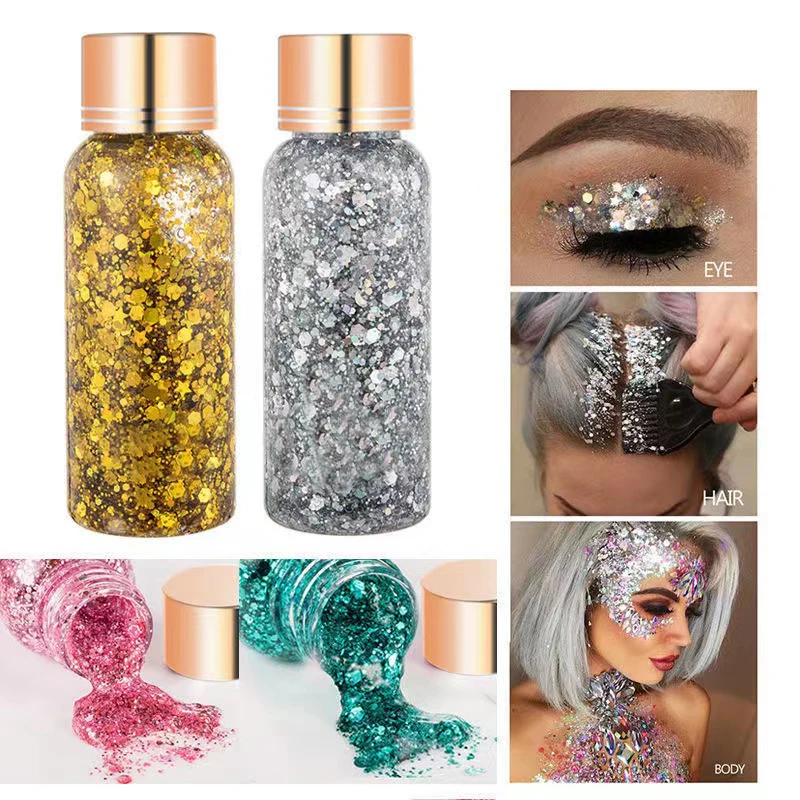 Eye Glitter Nail Hair Body Face Glitter Gel Art Flash Heart Big Bottle Stage Makeup Sequins Cream Festival Liquid Eye Shadow
Eye Glitter Nail Hair Body Face Glitter Gel Art Flash Heart Big Bottle Stage Makeup Sequins Cream Festival Liquid Eye Shadow