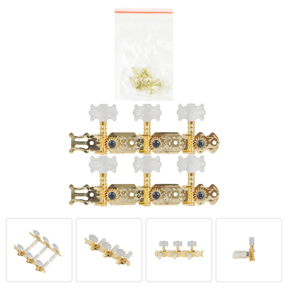 1Set Golden Guitar Tuning Pegs Exquisite Design Pleasant Color Brightness Durable Serviceable Guitar Control Knob
1Set Golden Guitar Tuning Pegs Exquisite Design Pleasant Color Brightness Durable Serviceable Guitar Control Knob