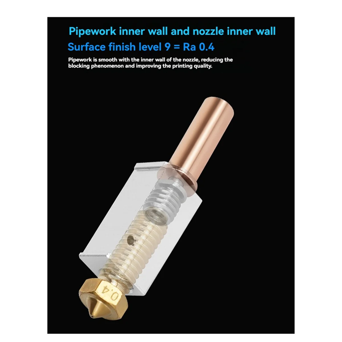 #168Z For Anycubic Kobra 2 Hotend Upgrade High Speed (Chrome zirconium copper + titanium alloy)
#168Z For Anycubic Kobra 2 Hotend Upgrade High Speed (Chrome zirconium copper + titanium alloy)