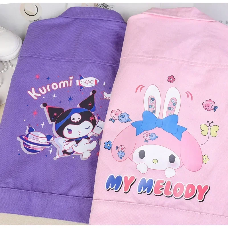 Sweet Kuromi Anime Lovely Doll Pendant Long Sleeve Jacket Cute Cartoon Spring Autumn My Melody Coat Clothing Gifts for Kids
Sweet Kuromi Anime Lovely Doll Pendant Long Sleeve Jacket Cute Cartoon Spring Autumn My Melody Coat Clothing Gifts for Kids