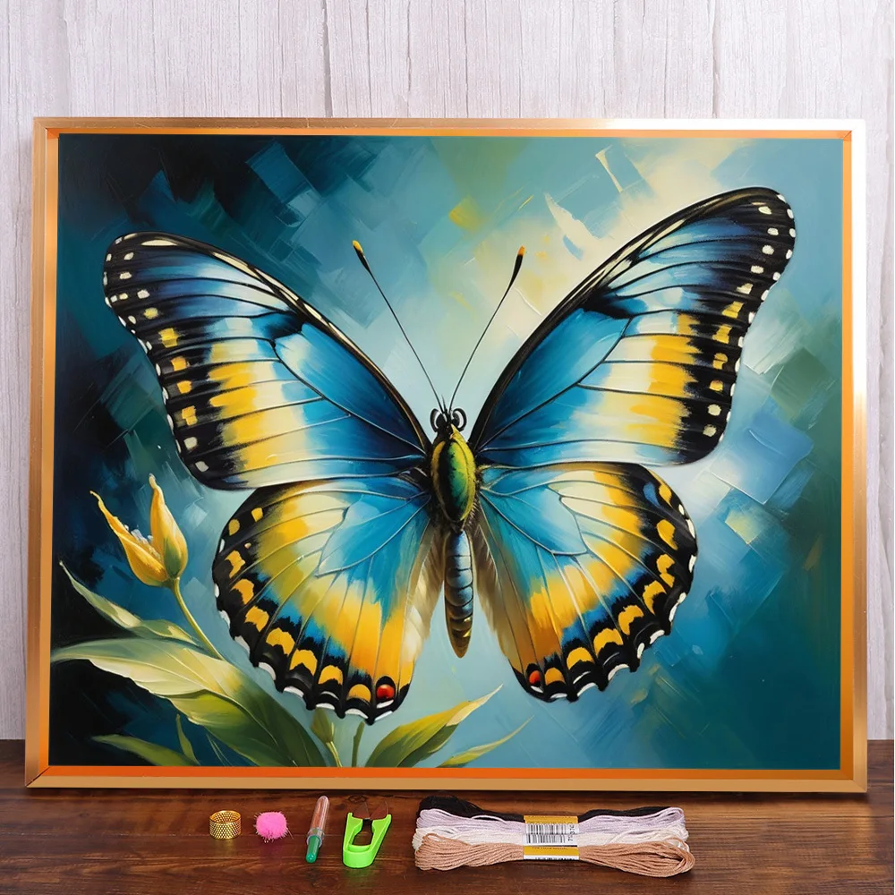 Scenery Butterfly Printed Cross-Stitch DIY Embroidery Full Kit Needlework Sewing Craft Handmade Counted Room Decor Promotions
Scenery Butterfly Printed Cross-Stitch DIY Embroidery Full Kit Needlework Sewing Craft Handmade Counted Room Decor Promotions