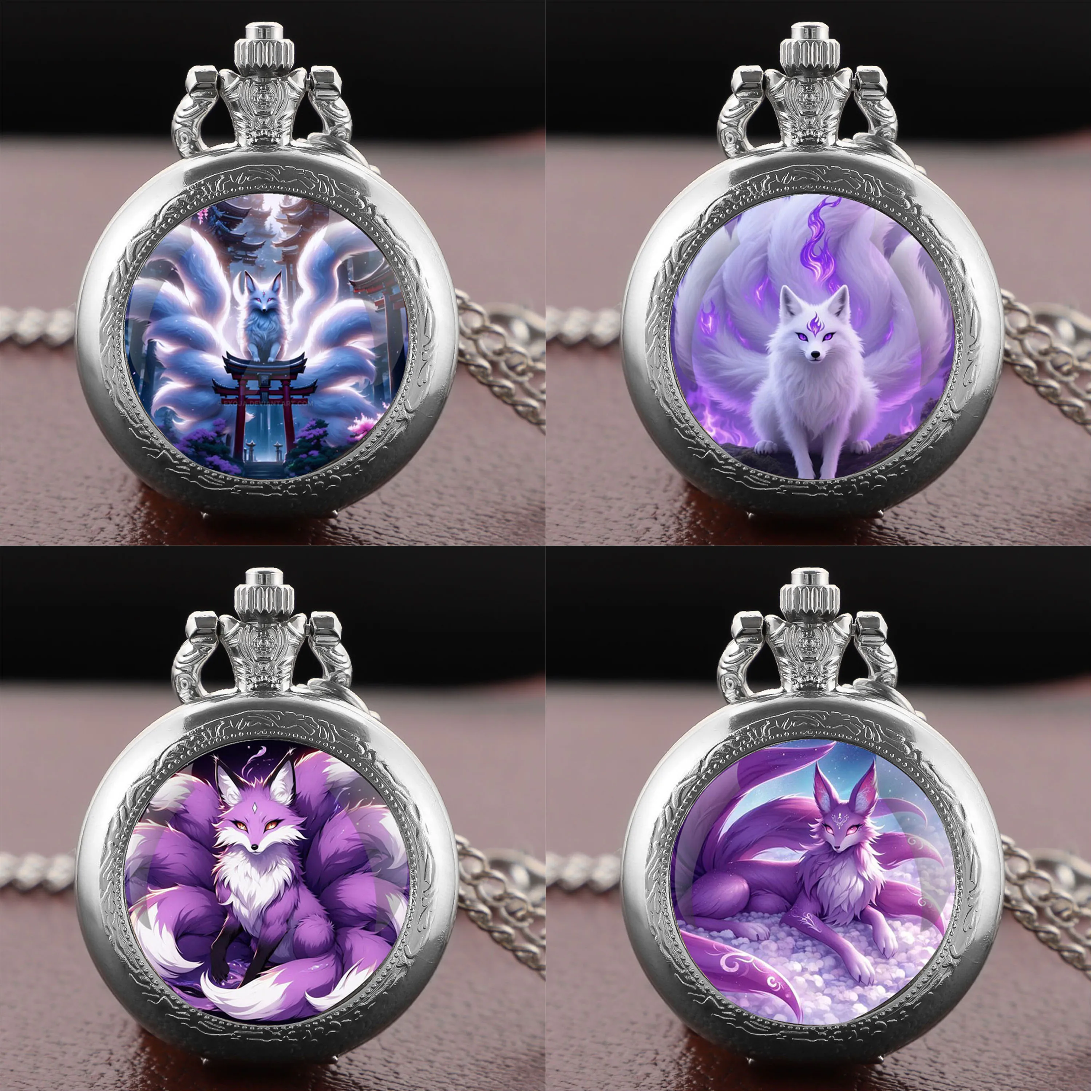 Кварцевые карманные часы с дизайном фиолетовой лисы и стеклянным куполом с подвеской на цепочке, мужские и женские подарки Relogio De Bolso
Кварцевые карманные часы с дизайном фиолетовой лисы и стеклянным куполом с подвеской на цепочке, мужские и женские подарки Relogio De Bolso