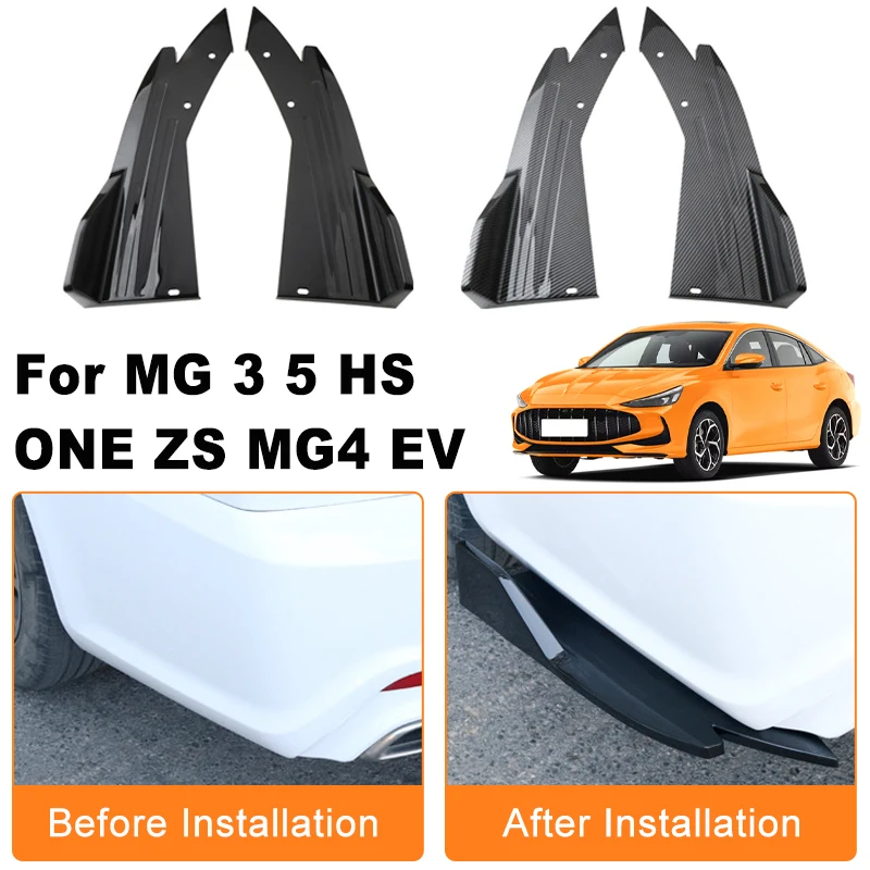 Car Rear Bumper Spoiler Lip Diffuser Side Skirt Splitter Wrap Angle Anti-Crash Protection Trim For MG 3 5 HS ONE ZS MG4 EV
Car Rear Bumper Spoiler Lip Diffuser Side Skirt Splitter Wrap Angle Anti-Crash Protection Trim For MG 3 5 HS ONE ZS MG4 EV