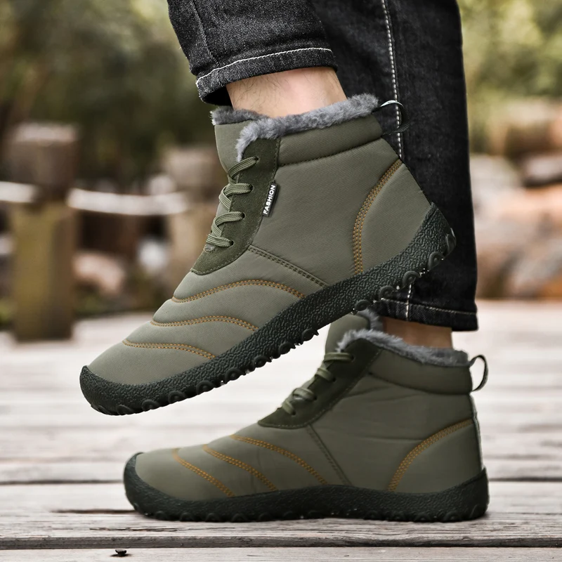 Couple Snow Boots Fleece Lined High Top Winter Warm Outdoor Military Work Shoes Couple's Shoes High-top Boots Lined Cotton 2025
Couple Snow Boots Fleece Lined High Top Winter Warm Outdoor Military Work Shoes Couple's Shoes High-top Boots Lined Cotton 2025