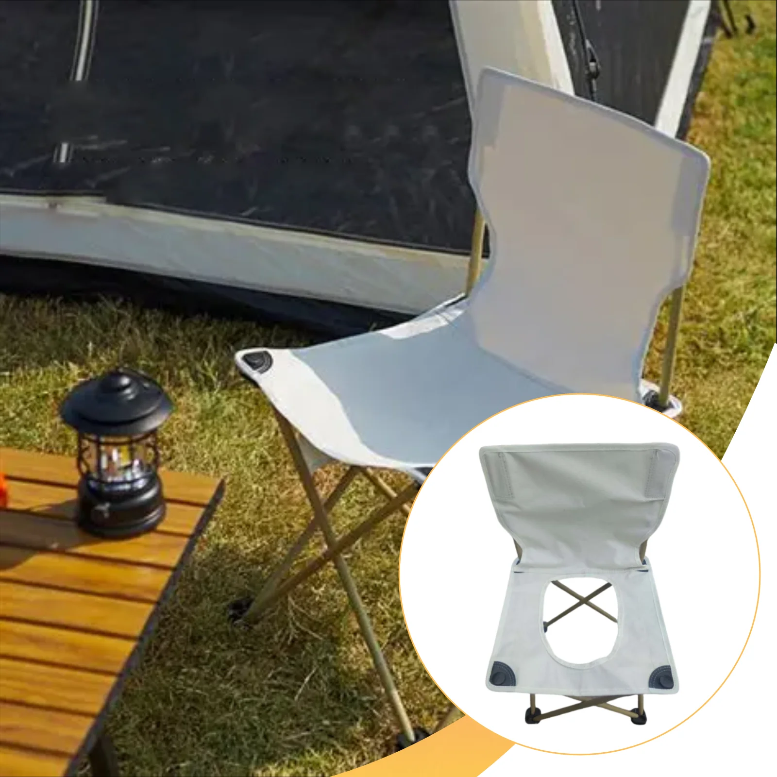 Folding Camping Chair Seat Toilet Stool Accessories for Concert Beach
Folding Camping Chair Seat Toilet Stool Accessories for Concert Beach