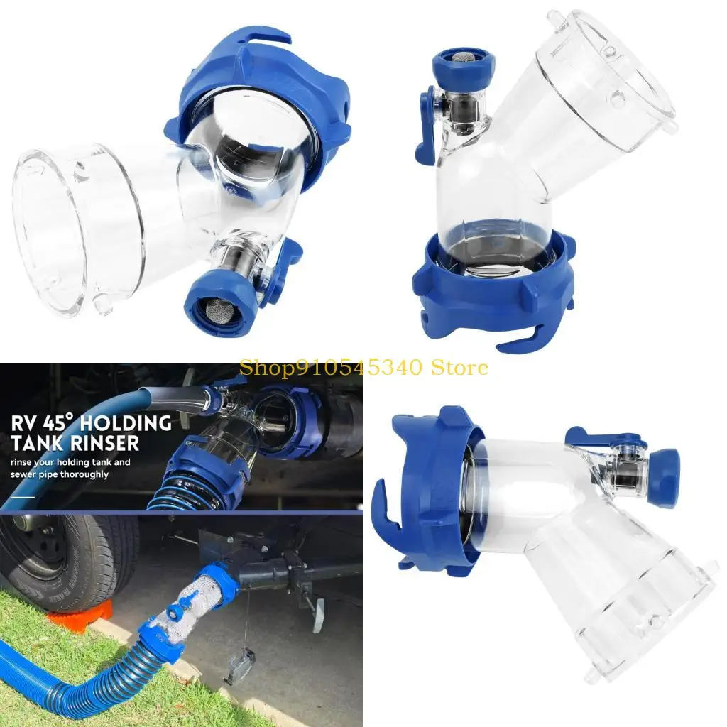 U2JA Clear RVs Rinser Waste Water Flush Hose 45 Degree Sewer Hose Fittin For Easy Black Cleaning
U2JA Clear RVs Rinser Waste Water Flush Hose 45 Degree Sewer Hose Fittin For Easy Black Cleaning