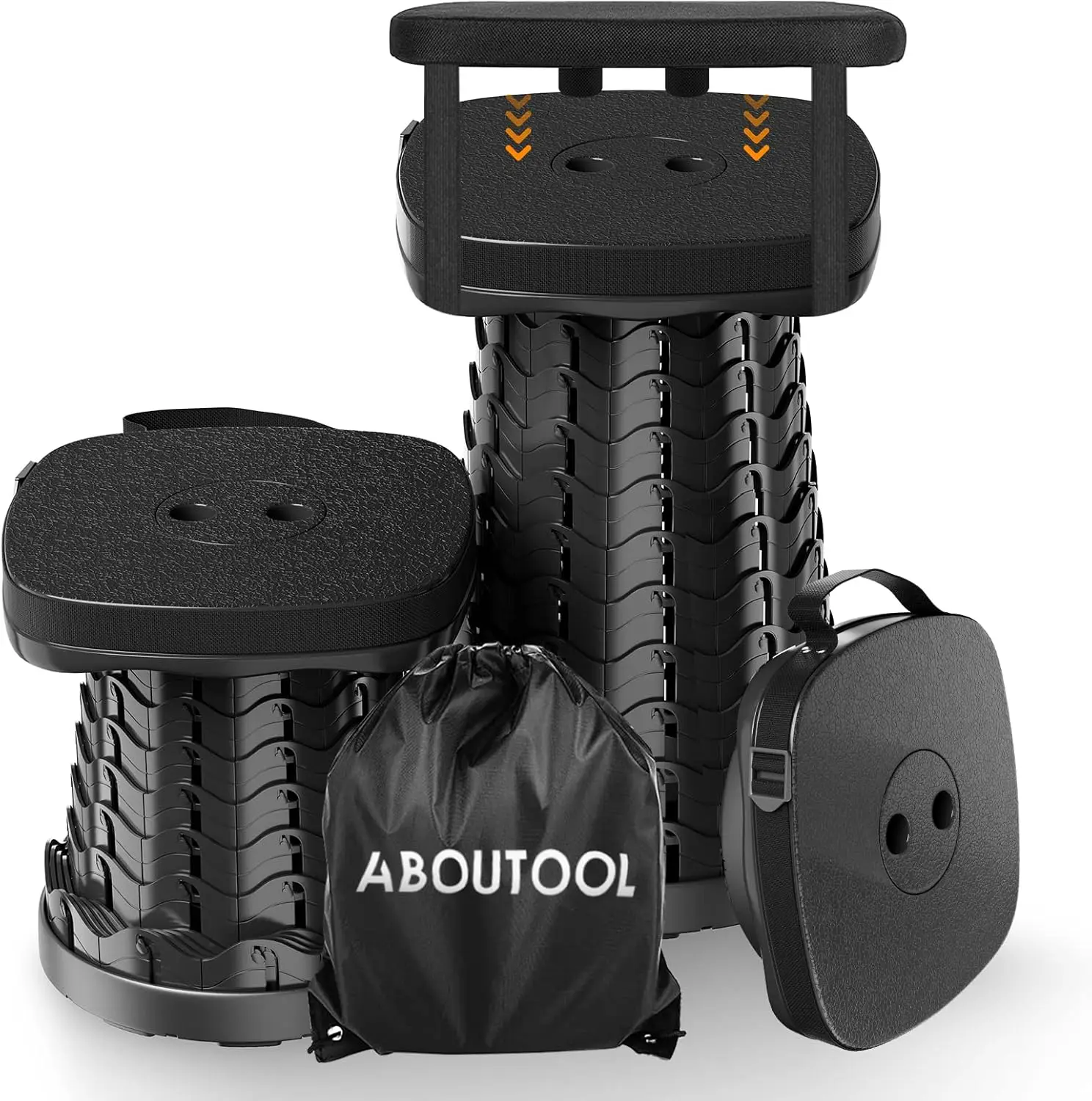 Collapsible Stool with Cushion & Carry Bag, 485lbs Capacity, Lightweight for Camping, Fishing, Travel
Collapsible Stool with Cushion & Carry Bag, 485lbs Capacity, Lightweight for Camping, Fishing, Travel