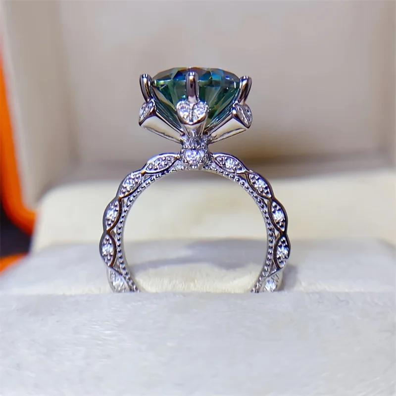 AMGROCK Серебро S925 с позолоченным кольцом 18 карат, кольцо унисекс с муассанитом 5 карат, модный стиль, помолвка и свадебный подарок
AMGROCK Серебро S925 с позолоченным кольцом 18 карат, кольцо унисекс с муассанитом 5 карат, модный стиль, помолвка и свадебный подарок