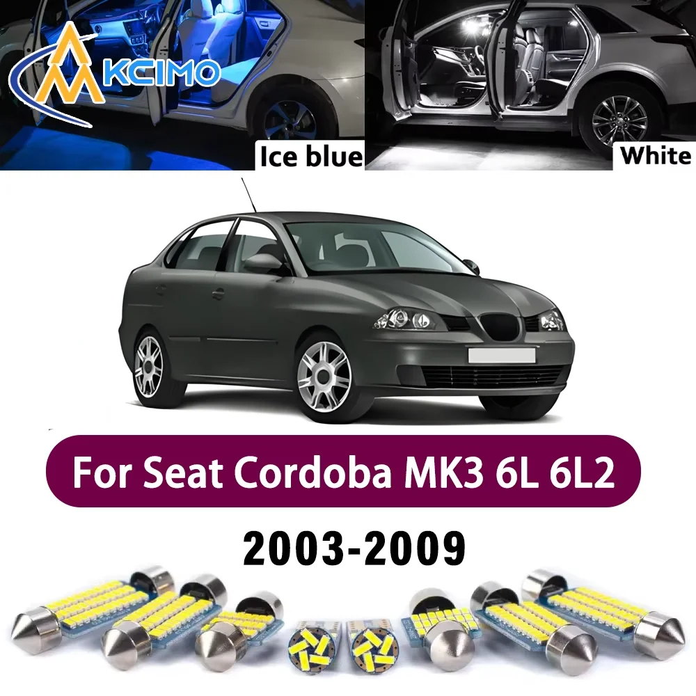 KCIMO Car Bulb Accessories Interior Light Foot Mirror Lamp Kit For Seat Cordoba MK3 6L 6L2 2003-2009 Car Dome Vehicle Trunk Lamp
KCIMO Car Bulb Accessories Interior Light Foot Mirror Lamp Kit For Seat Cordoba MK3 6L 6L2 2003-2009 Car Dome Vehicle Trunk Lamp
