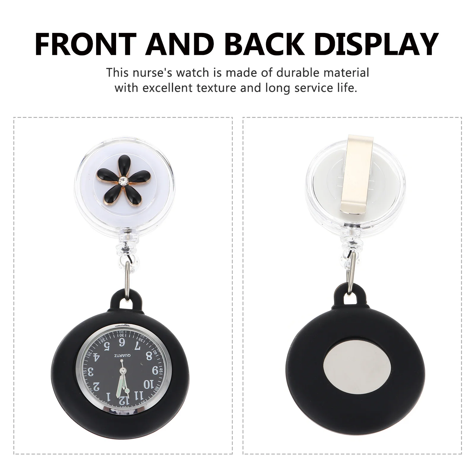 Durable Nurse Pocket Watches Chest Hanging Practical Nurse Watch Portable Hanging Watch Gift for Women Students Nurses
Durable Nurse Pocket Watches Chest Hanging Practical Nurse Watch Portable Hanging Watch Gift for Women Students Nurses