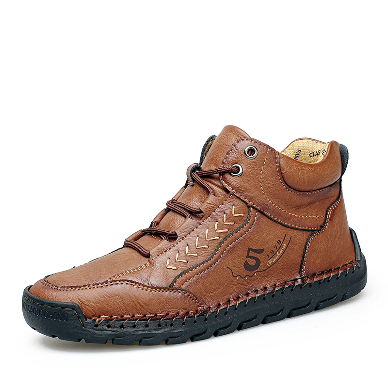 High Quality Handmade Leather Men Boots Outdoor Design Sneakers Man Breathable Casual Leather Shoes Men Ankle Boots Plus Size 48
High Quality Handmade Leather Men Boots Outdoor Design Sneakers Man Breathable Casual Leather Shoes Men Ankle Boots Plus Size 48
