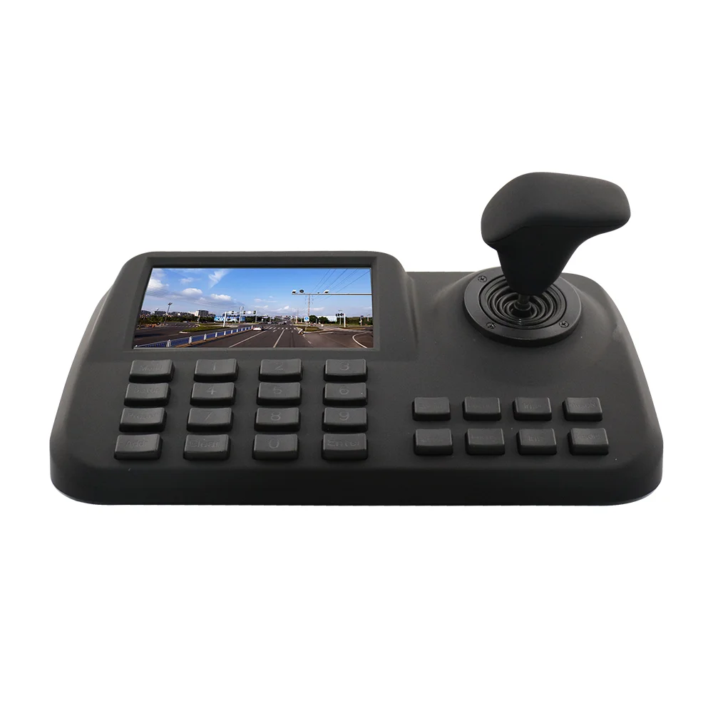 5 inch LCD IP Network PTZ Joystick Keyboard Controller For Hight Speed Dome IP PTZ Camera Support With
5 inch LCD IP Network PTZ Joystick Keyboard Controller For Hight Speed Dome IP PTZ Camera Support With