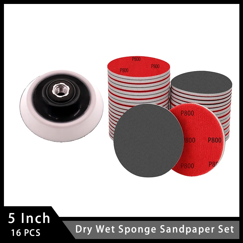 5 дюймов, 16 шт., набор наждачной бумаги для сухой и влажной губки, различные шлифовальные пластины с зернистостью 180-4000 для мебели, пластиковые изделия, автомобильные
5 дюймов, 16 шт., набор наждачной бумаги для сухой и влажной губки, различные шлифовальные пластины с зернистостью 180-4000 для мебели, пластиковые изделия, автомобильные