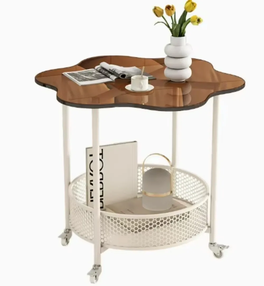 Nordic Light Luxury Cream Style Cloud Glass Wrought Iron Event Bedroom Coffee Table
Nordic Light Luxury Cream Style Cloud Glass Wrought Iron Event Bedroom Coffee Table