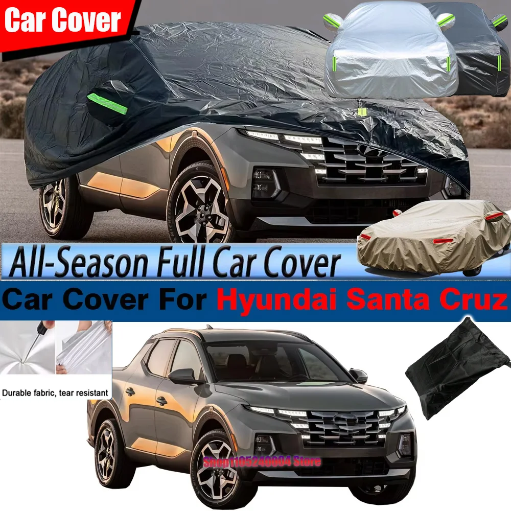 All Season Black Pickup Car Cover Waterproof Anti UV Sun Snow Rain Ice Wind Protection For Hyundai Santa Cruz Pickup 2021-2025
All Season Black Pickup Car Cover Waterproof Anti UV Sun Snow Rain Ice Wind Protection For Hyundai Santa Cruz Pickup 2021-2025