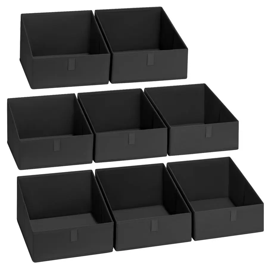 Контейнеры для хранения в шкафу, 8-упак., тканевый трапециевидный органайзер для шкафа, складные корзины для хранения полок, органайзер для полки в шкафу,
Контейнеры для хранения в шкафу, 8-упак., тканевый трапециевидный органайзер для шкафа, складные корзины для хранения полок, органайзер для полки в шкафу,