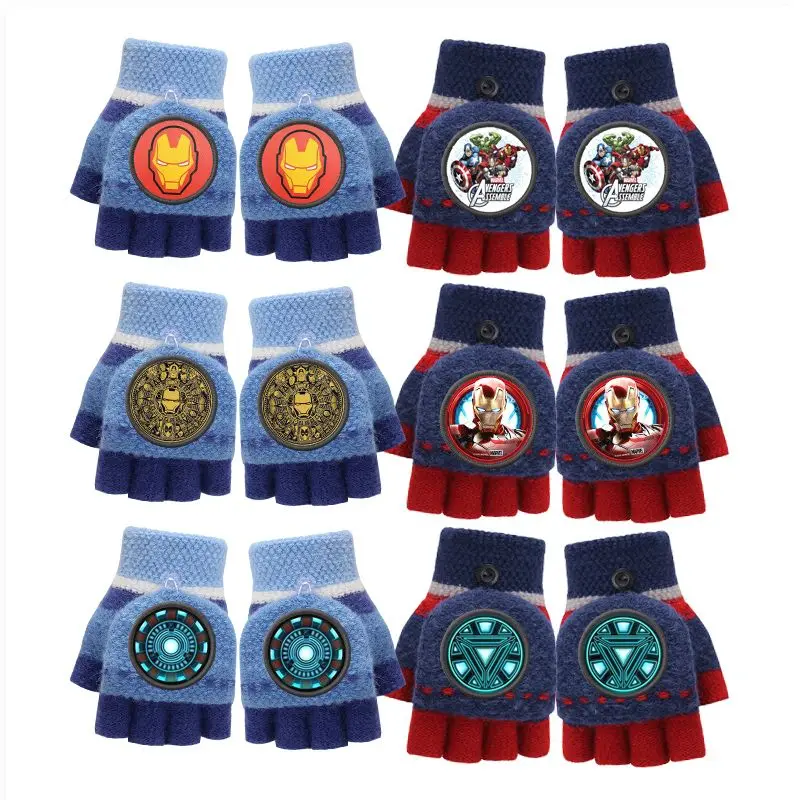 Baby Iron Man Warm Gloves Winter Half Finger Cartoon Writing Gloves Fingerless Fleece Lined Windproof Flip Top Gloves Kids Gifts
Baby Iron Man Warm Gloves Winter Half Finger Cartoon Writing Gloves Fingerless Fleece Lined Windproof Flip Top Gloves Kids Gifts
