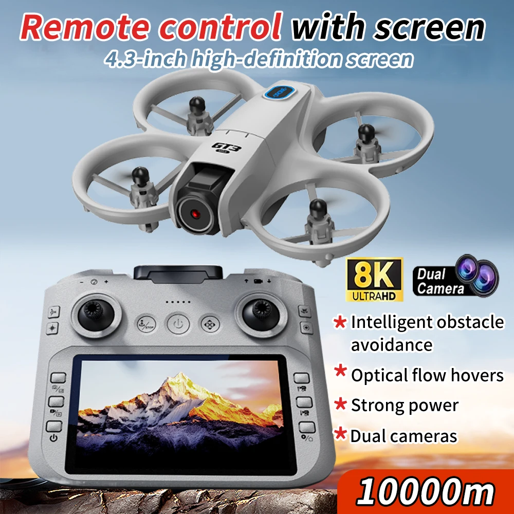 2026 NEW Mini Drone 8K HD 5G Photography Remote Control Professional HD Aerial Aircraft HD Dual Camera Quadcopter Toy UAV Gift
2026 NEW Mini Drone 8K HD 5G Photography Remote Control Professional HD Aerial Aircraft HD Dual Camera Quadcopter Toy UAV Gift